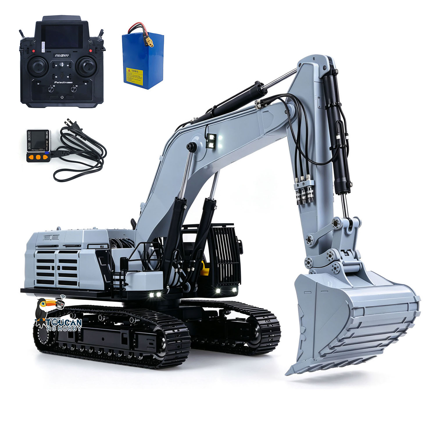 1/12395F RC รถขุดไฮดรอลิกหนักแ - Rc Excavator Hobby บทวิจารณ์และราคา