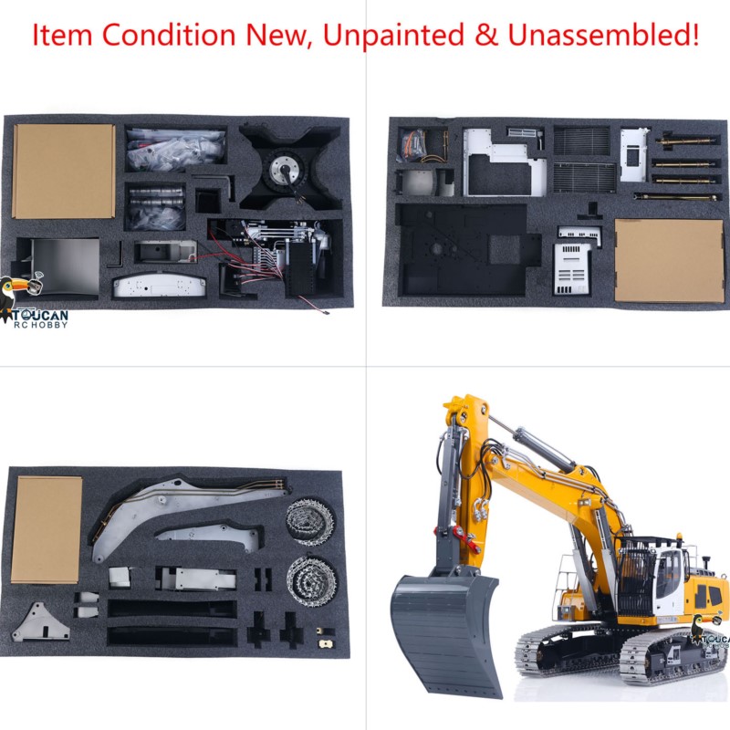 LESU LR956 ชุดประกอบรถขุดไฮดรอ - Rc Excavator Hobby บทวิจารณ์และราคา