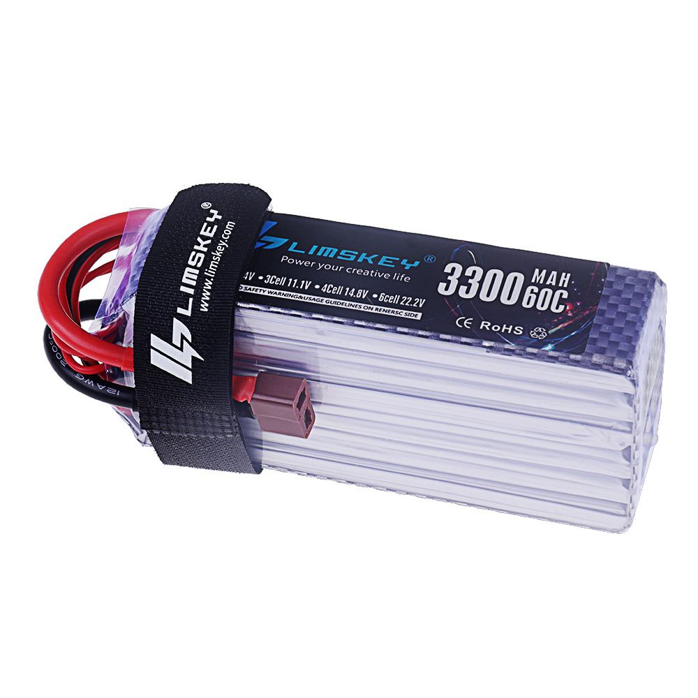 แบตเตอรี่ลิโพ 3300mAh 22.2V 60 - Rc Hobby Brand บทวิจารณ์และราคา
