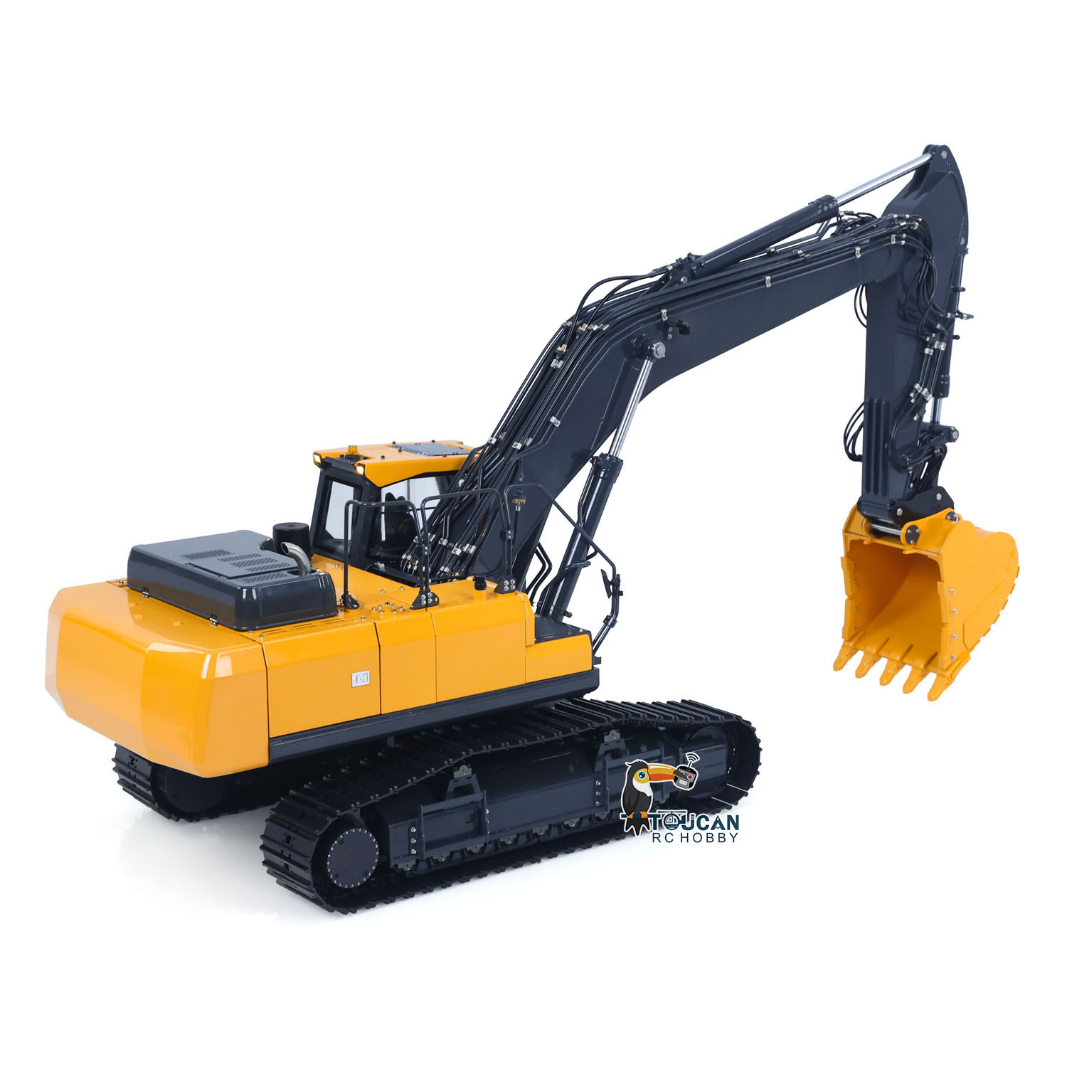 รถขุดไฮดรอลิกควบคุมด้วยวิทยุ 1 - Rc Excavator Hobby บทวิจารณ์และราคา