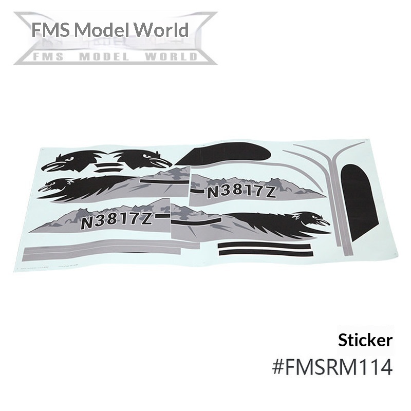 FMS RC เครื่องบินสติ๊กเกอร์สำห - Rc Hobby Online บทวิจารณ์และราคา