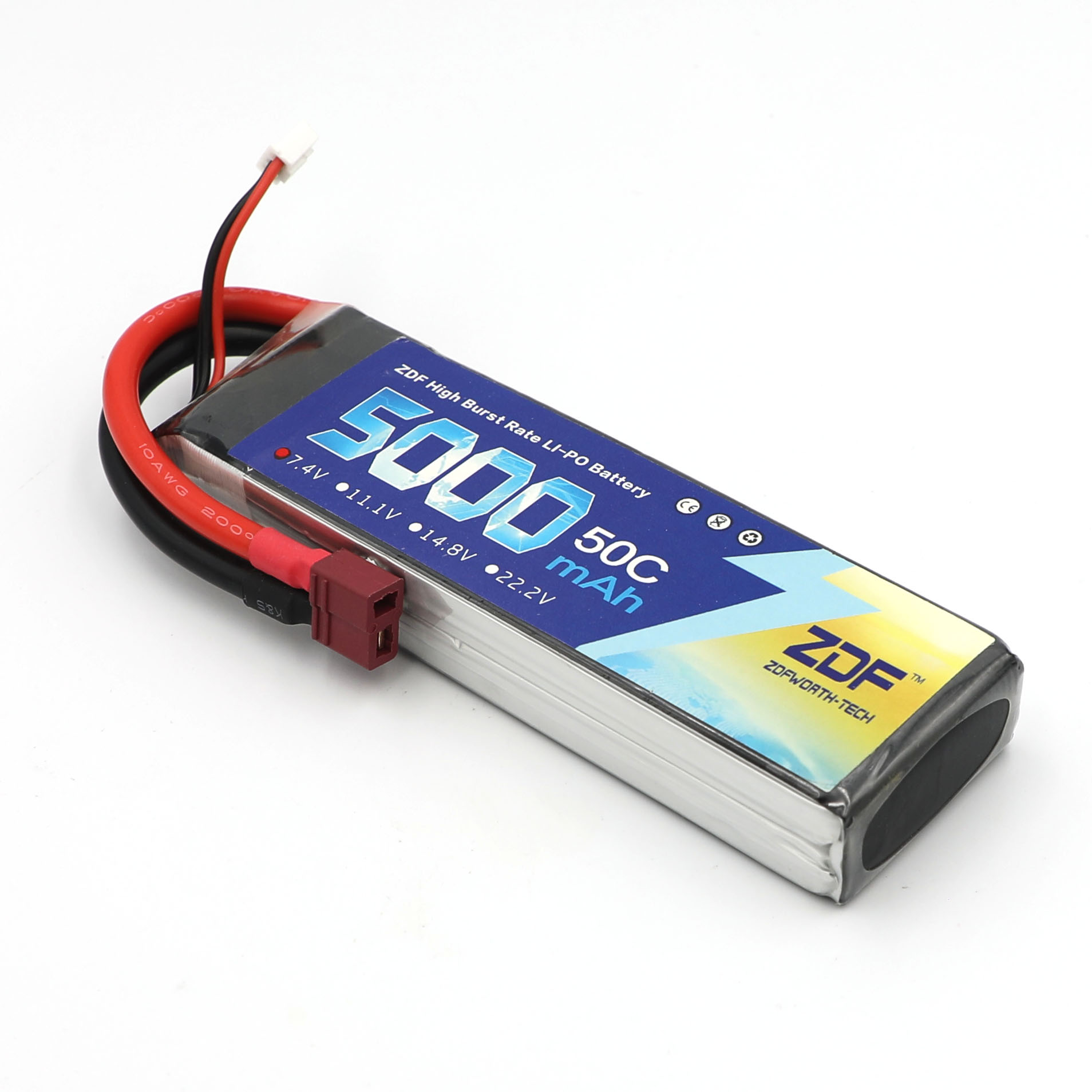 แบตเตอรี่ ZDF RC Lipo 7.4V 500 - Rc Remo Hobby บทวิจารณ์และราคา