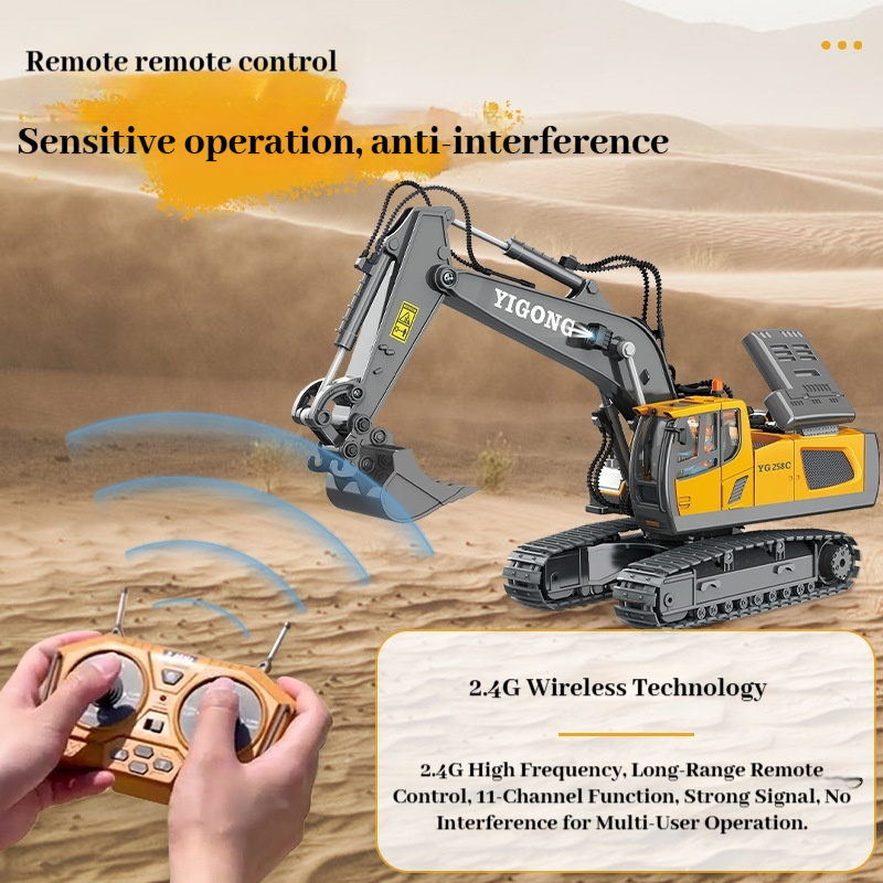 YIGONG รถวิศวกรรมควบคุมระยะไกล - Rc Excavator Hobby บทวิจารณ์และราคา