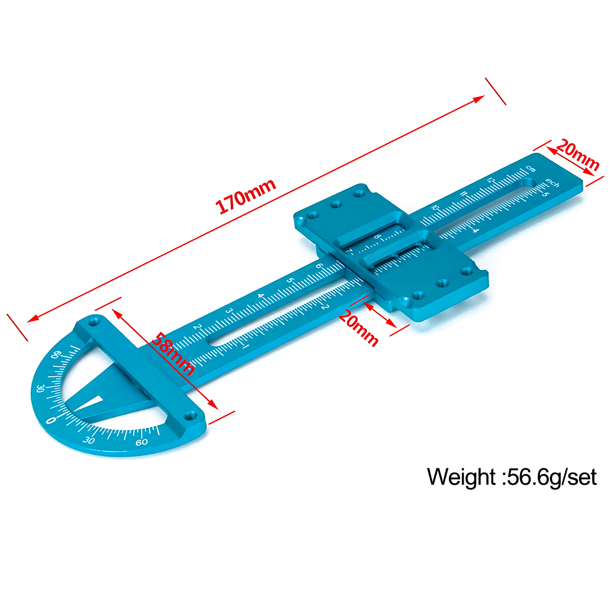 เครื่องมือวัดสมดุลโช้คอัพอะลูม - Rc Hobby Tools บทวิจารณ์และราคา