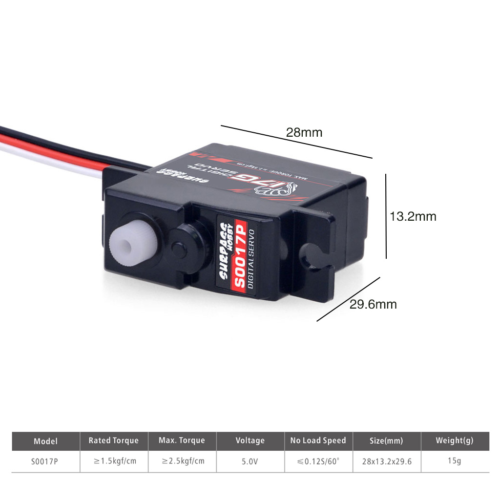 SURPASS Hobby 17g Micro Mini S - Rc Hobby Online บทวิจารณ์และราคา