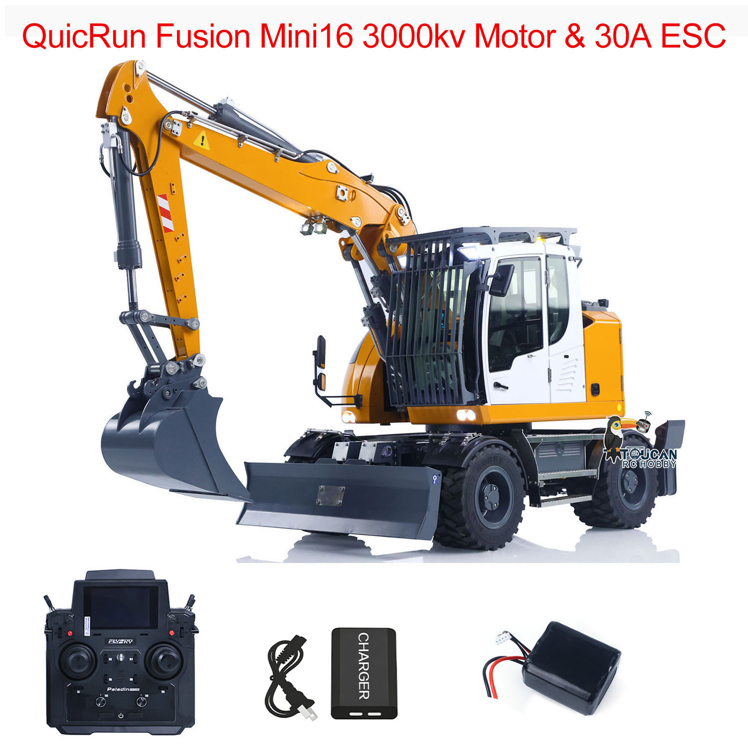 รถขุดไฮดรอลิก RTR 1/14 RC รุ่น - Rc Excavator Hobby บทวิจารณ์และราคา