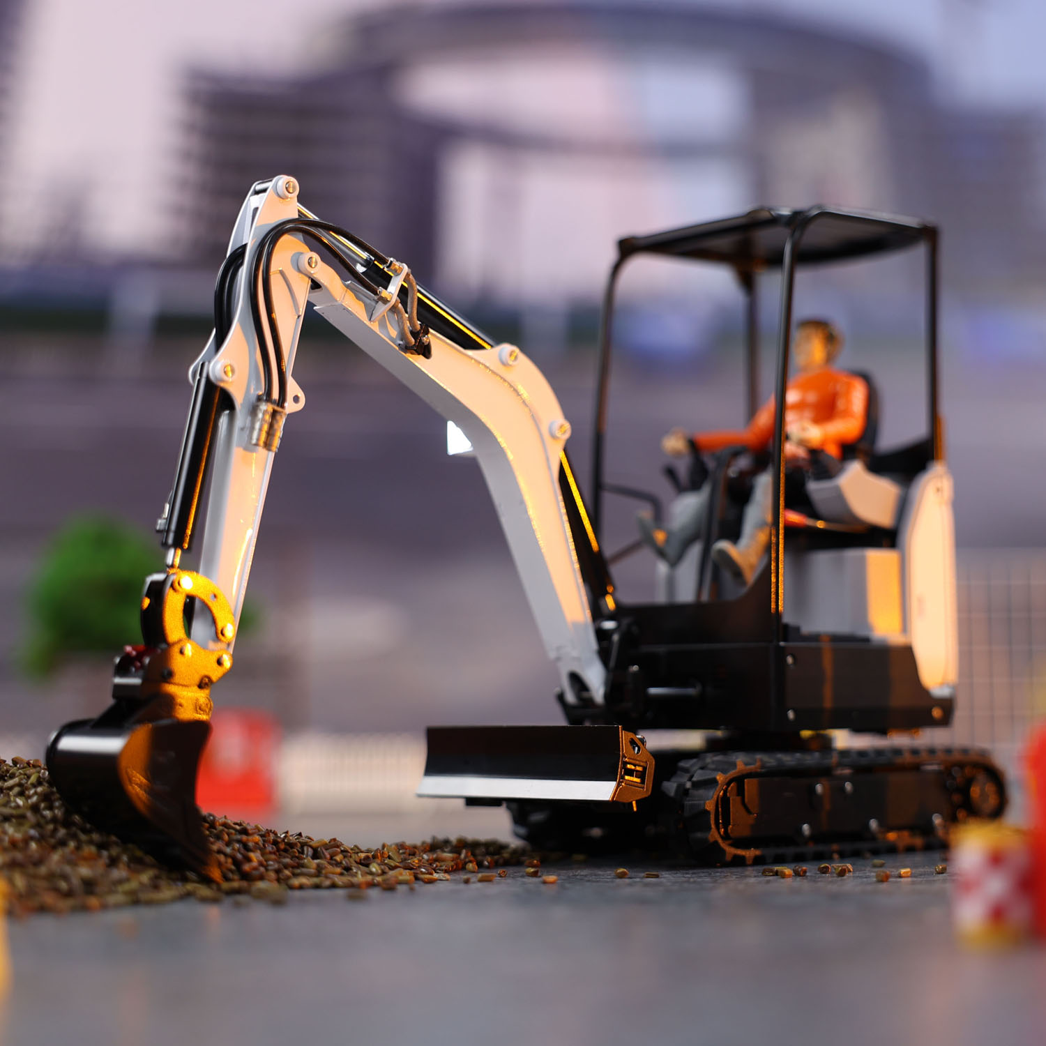 รถขุดขนาดเล็ก RTR JX E20 RC รุ - Rc Excavator Hobby บทวิจารณ์และราคา
